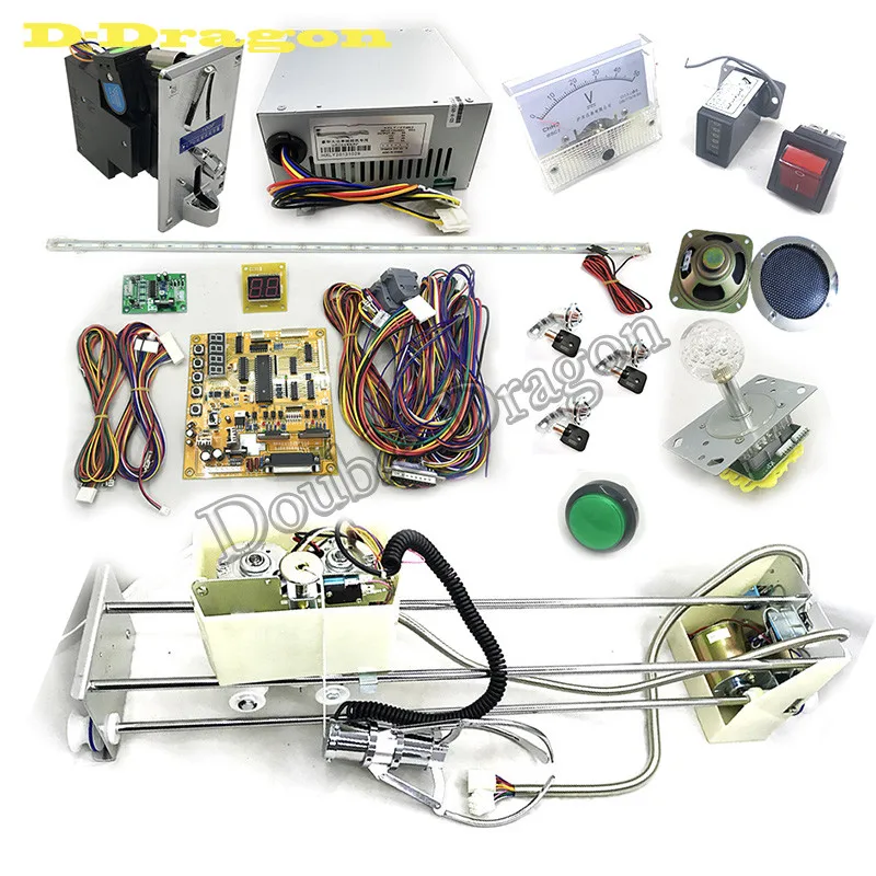 Factory price Toy crane machine kit Arcade 71cm 53cm crane main board game motherboard /wired Grantry claw/ 24V/48V power supply