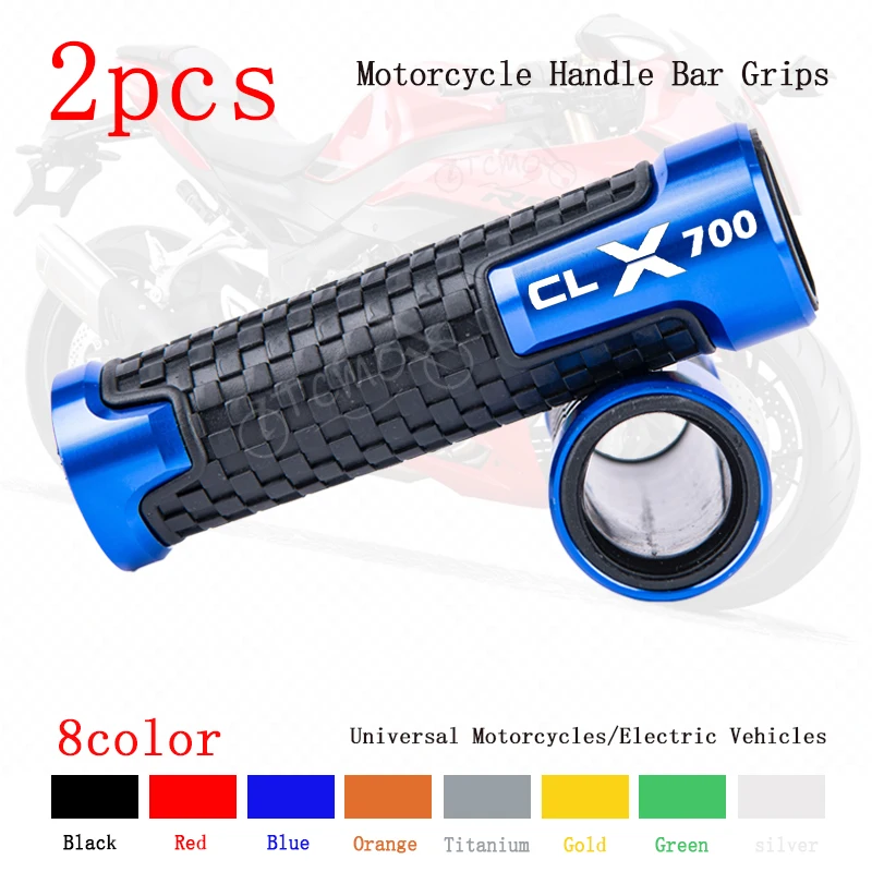 

For CFMOTO CLX700 700CLX 700 CLX Sport Heritage Adv 2021-2026 Motorcycle 7/8"22mm Anti-Slip Handle Bar Handlebar Hand Grips