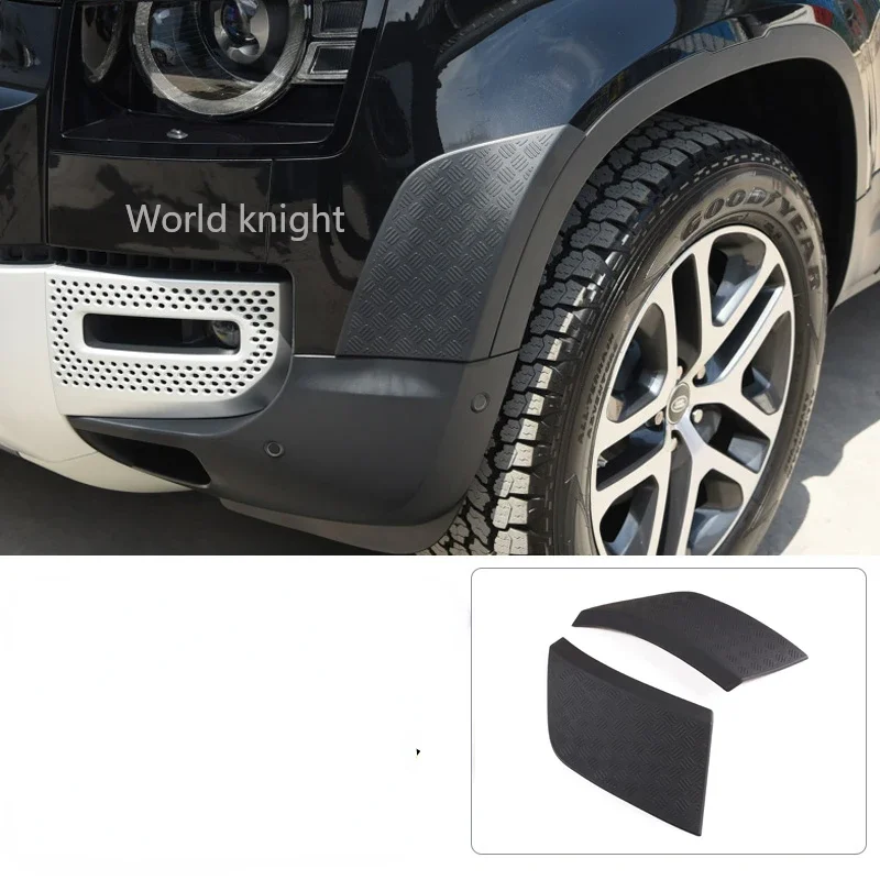 For Land Rover Defender 110 2020 Car Rear Front Fender Side Anti Scratch Wheel Lid Guard Plate Board Corner Splitter Cover Trim