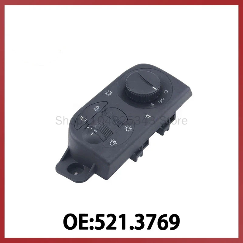 For Lada auto parts headlight control switch, fog light, headlamp adjustment combination switch 521.3769