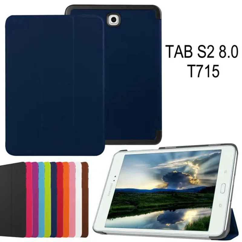 PU Leather Case For Samsung Galaxy Tab S2 SM-T710 T713 T719 T715 Cover For Samsung Tab S2 8.0 inch Tablet Case