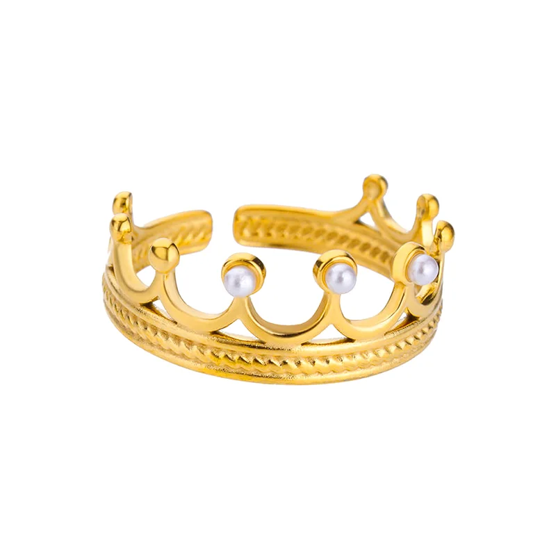 Vintage Stainless Steel Opening Rings For Women Girls Simple Geometric Rings Punk Hip Hop Rings Jewelry Accessories Gifts