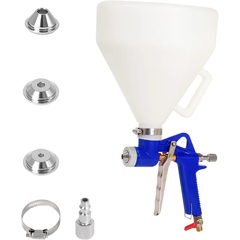 Мини-распылитель HVLP Touch Up, 1,5 галлона, инструмент для текстуры краски, воздушный бункер, распылитель с 3 насадками, распылитель для покраски стен, автопраймер