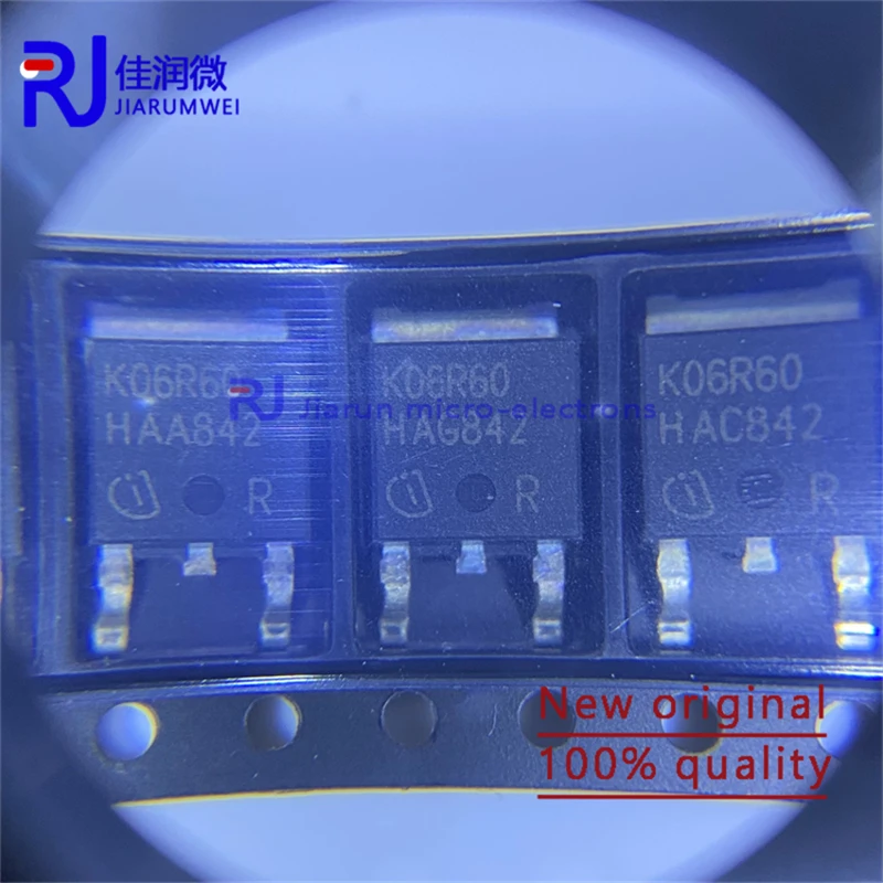 5pcs/lot IKD06N60R SMD K06R60 N-channel 600V 12A 100W TO-252