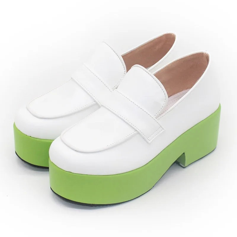 Mr. C.B. Cosplay Shoes Game Pretty Derby Cosplay Thick Sole PU Leather Shoes Big Size Halloween Carnival Boots Custom Made