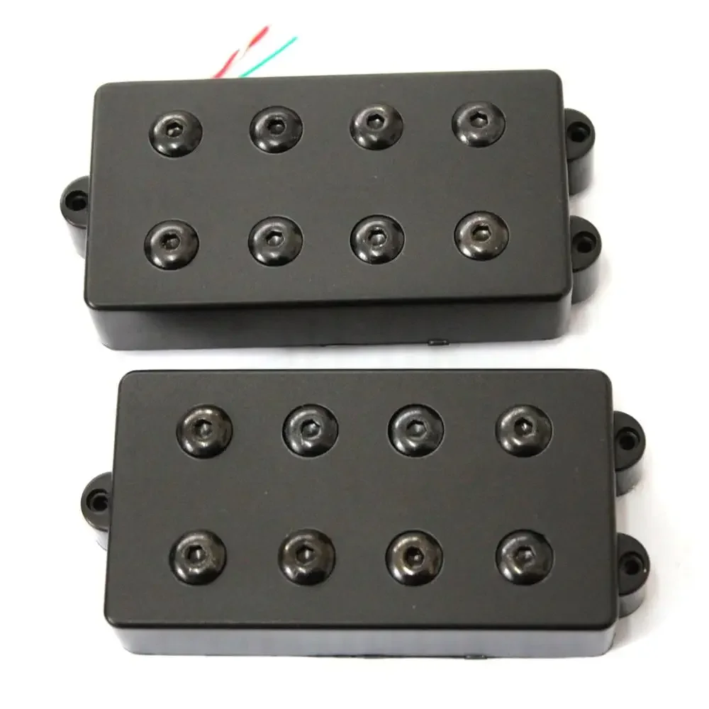 Electric Guitar Double Wireframe Pickup, Silver Frameless Six-String Electric Guitar Pickup