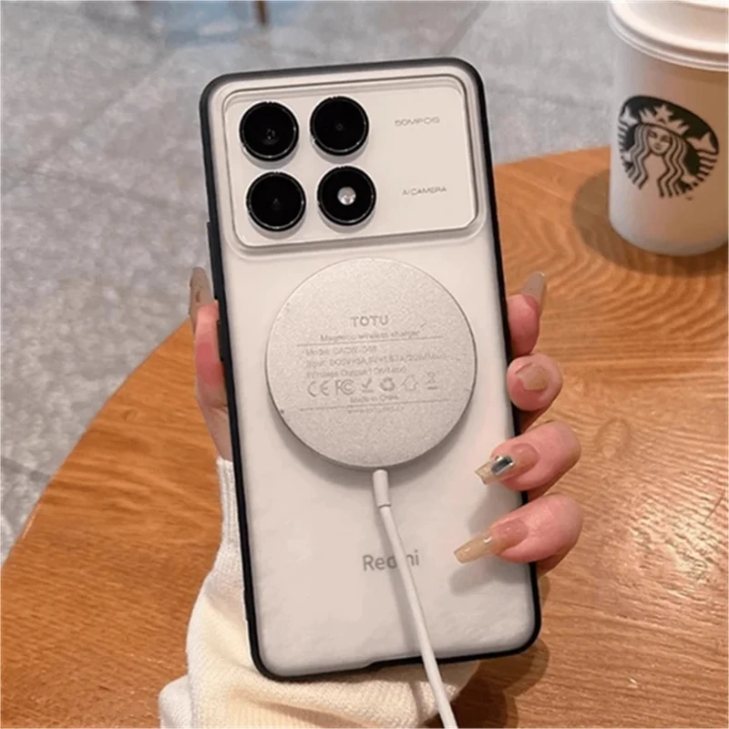 VIVO V40 Pro 5G용 마그네틱 케이스, 부드러운 실리콘 투명 커버, Vivo V 40 V40Pro 카메라 보호 쉘 범퍼