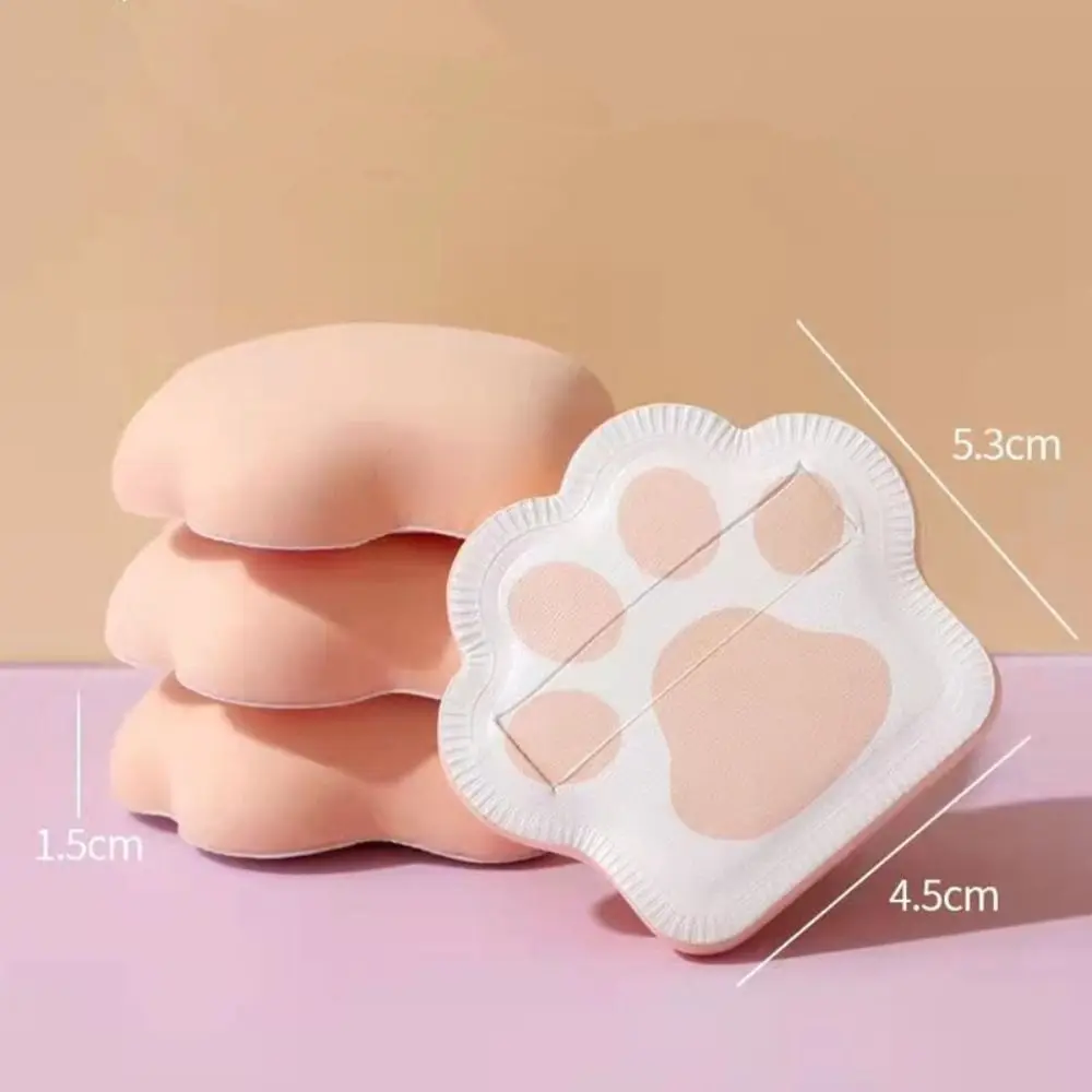 Portable Soft Powder Sponge Puff Foundation Cream Cushion Puff Cat Claw Shape Makeup Sponge Air Cushion Beauty Cosmetics Tool