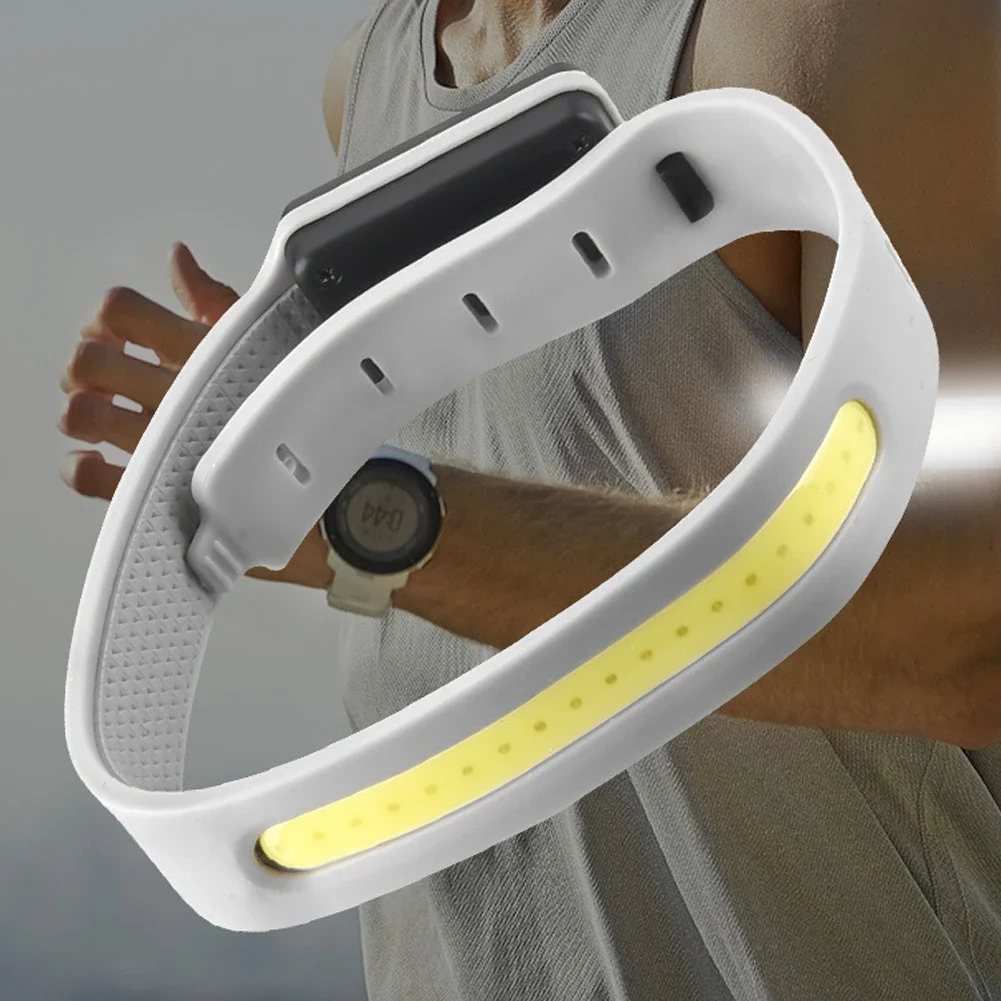 Led Polslamp Type-C Usb Oplaadbare Cob Led Armband Licht 500lm Nacht Wandelen Camping Licht Ipx4 Waterdichte Zaklamp