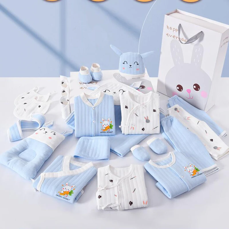 23 Pcs/set  Baby Romper Set  Cotton Boys bodysuits for Girls Clothes Cartoon  0-6 Months no box