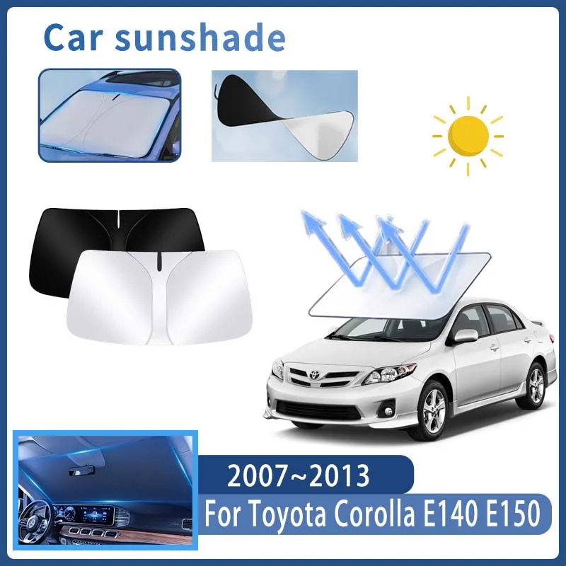 

Car Sun Visor For Toyota Corolla E140 E150 2007~2013 2008 2010 Front Windshield Sunshade Heat Insulation Summer Auto Accessories