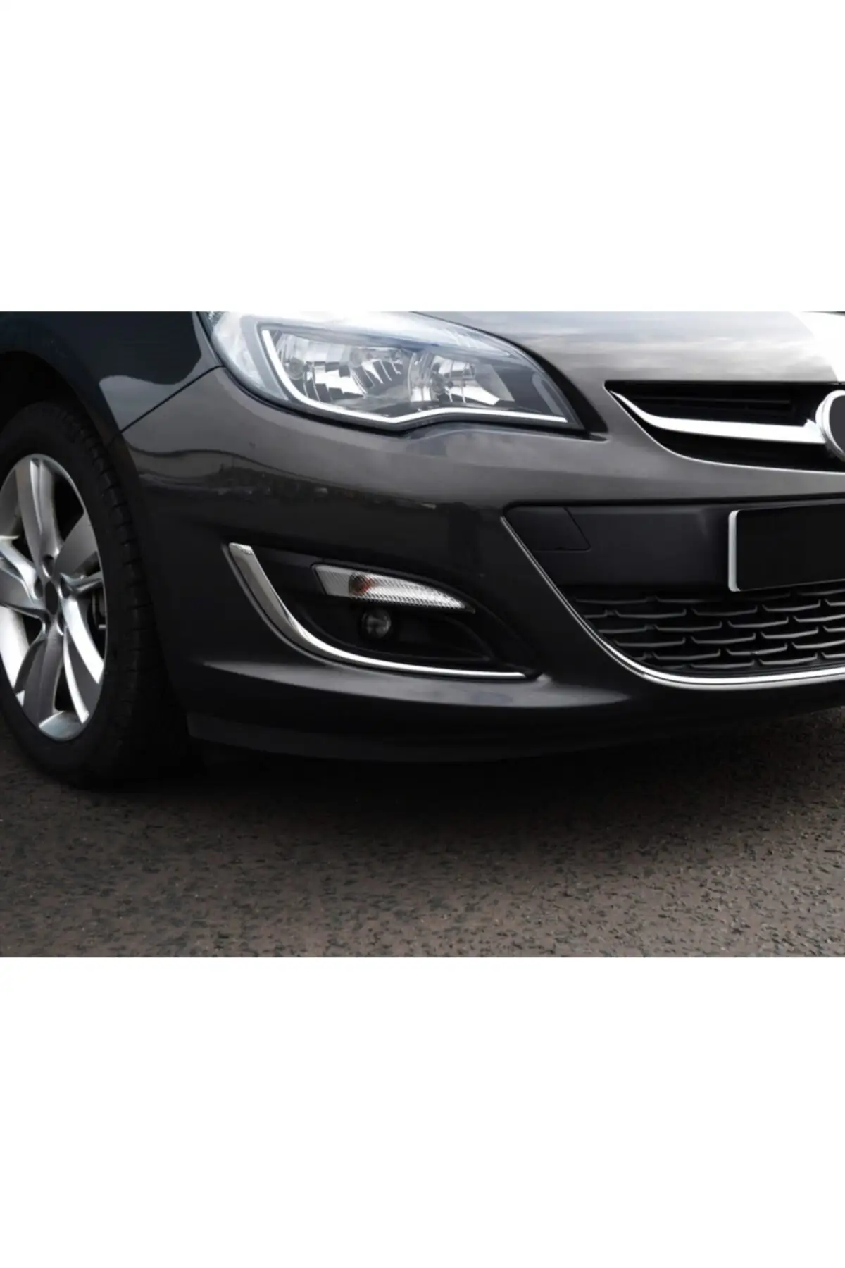 Auto Accessory Outdoor Opel Astra J Chrome Fog light Frame 2012 Model Over Stainless 2 Piece Elegant Appearance