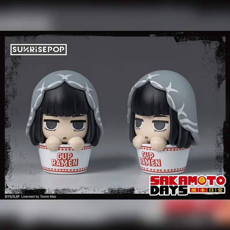 สินค้าพร้อมส่ง กล่องสุ่มฟิกเกอร์ Bandai Sakamoto Days รุ่น Q พร้อมฐานแม่เหล็ก ของแท้ น่ารัก สไตล์ชิบิ สำหรับตกแต่งโต๊ะทำงาน ของสะสม