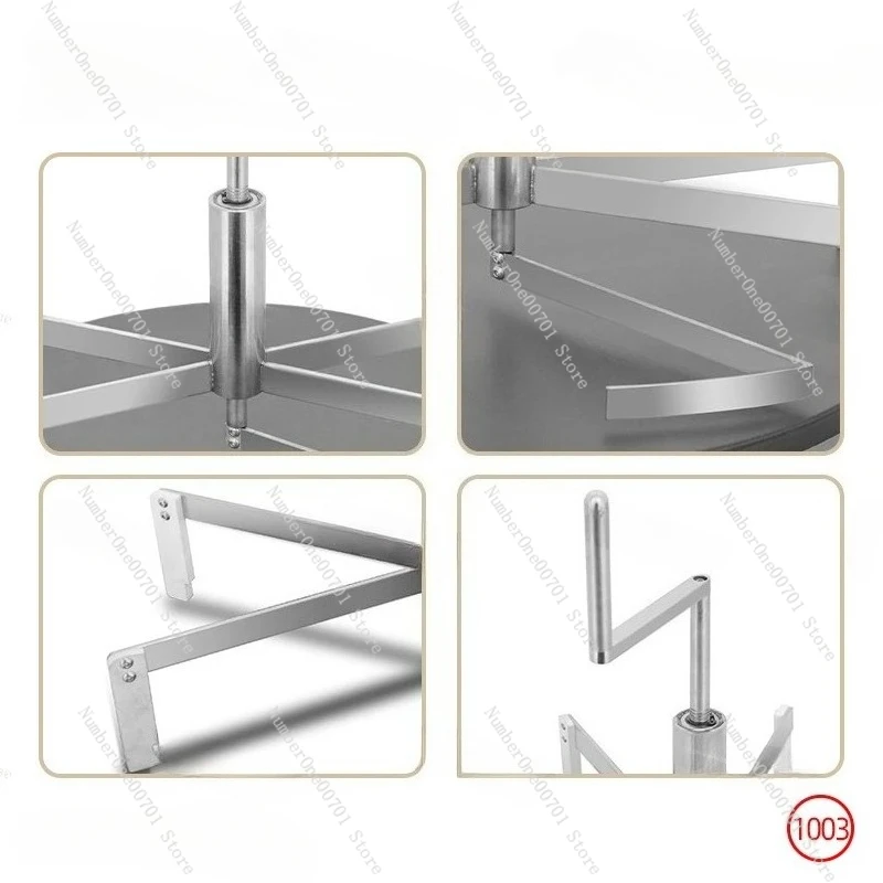 

Commercial pancake shaper Shandong pancake batter scraper Keli banji cake rotary forming scraper pancake artifact