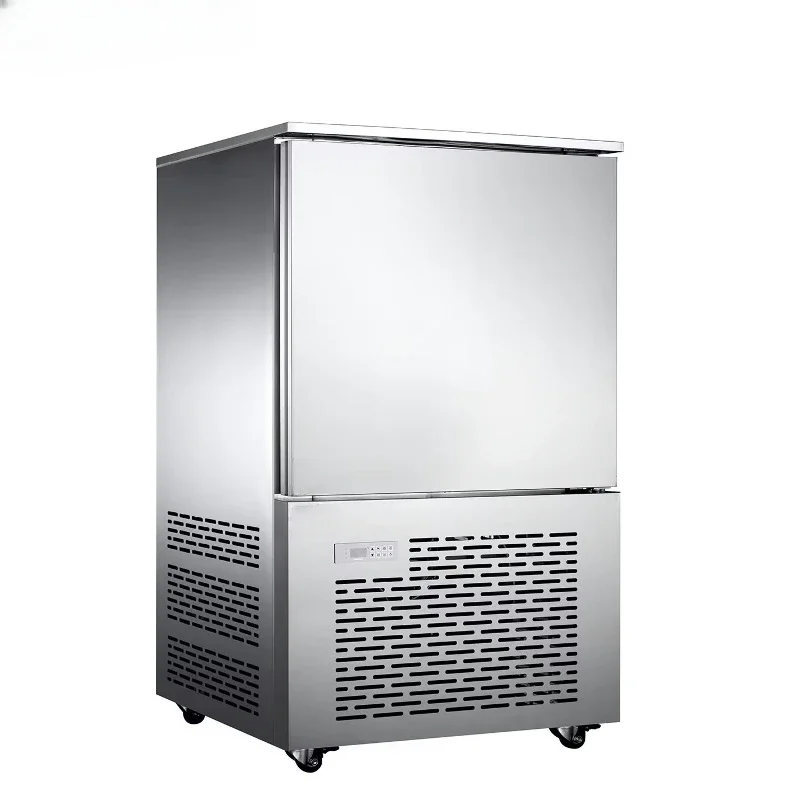 Arsenbo Commercial Stainless Steel Deep Freezer Air Cooling Frozen Cabinet 5 pans Blast Freezer Large Capacity