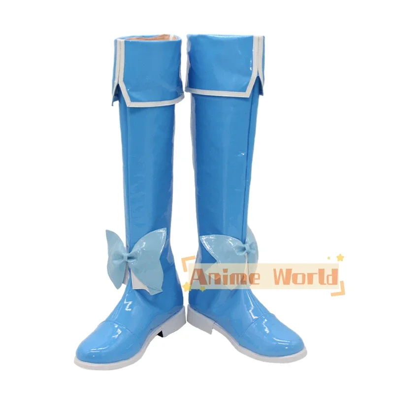 애니메이션 나는 마법 소녀를 감상합니다 마법 소녀 Minakami Sayo Magia Azure 코스프레 신발