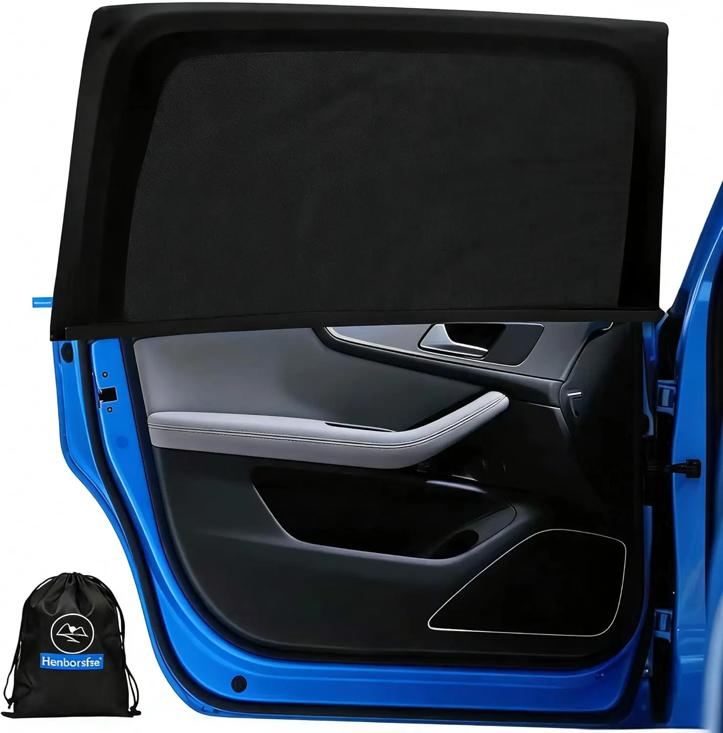 

2-Pack Rear Car Window Sunshades, Privacy Screens for SUV Sedan Truck Van, Breathable Mesh Bug Protection