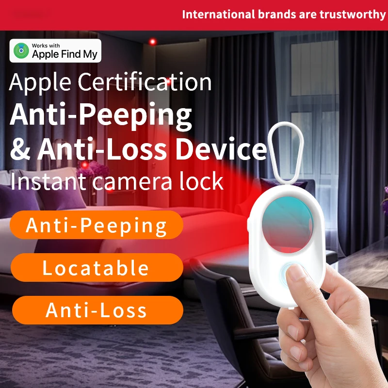كاشف كاميرا VYVYLABS للكاميرا الصغيرة عدسة الثقب المحمولة كشف أداة كاشف مضاد للنظرات مع جهاز تعقب مضاد للسرقة