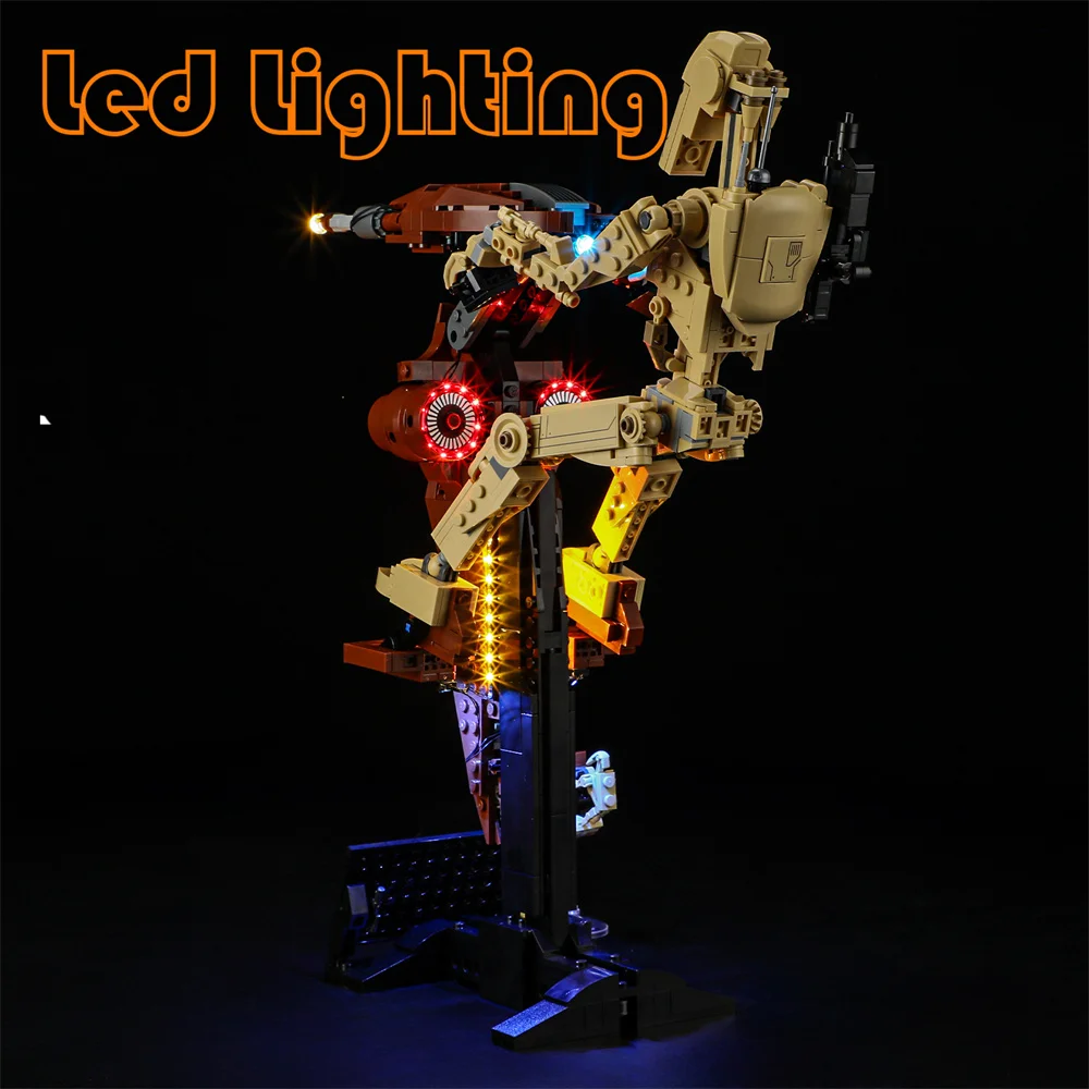 

Lighting Set For LEGO Battle Droid with STAP Starings Wars RC Version Not Include Building Block (Only Led Light Kit)