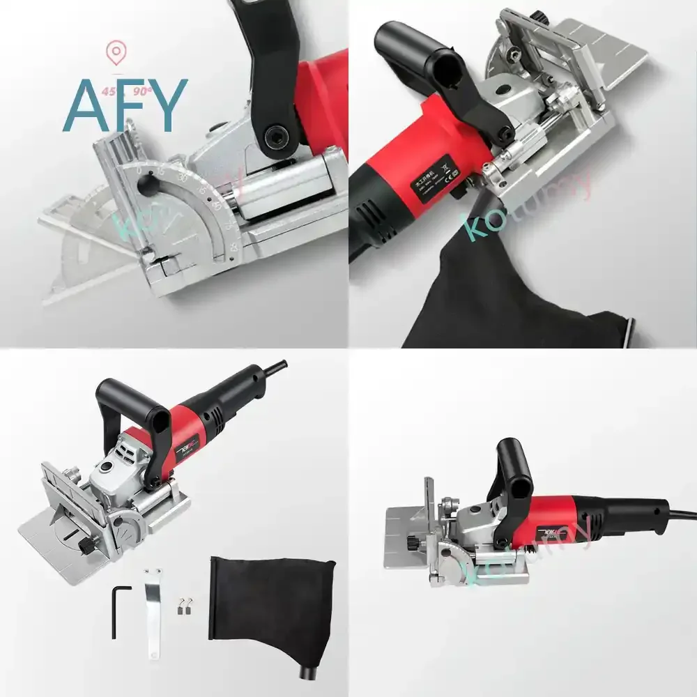 Electric Tenoning Machine for Woodworking Slotting Machine for Wooden Board Decoration Seamless Splicing Machine for Small