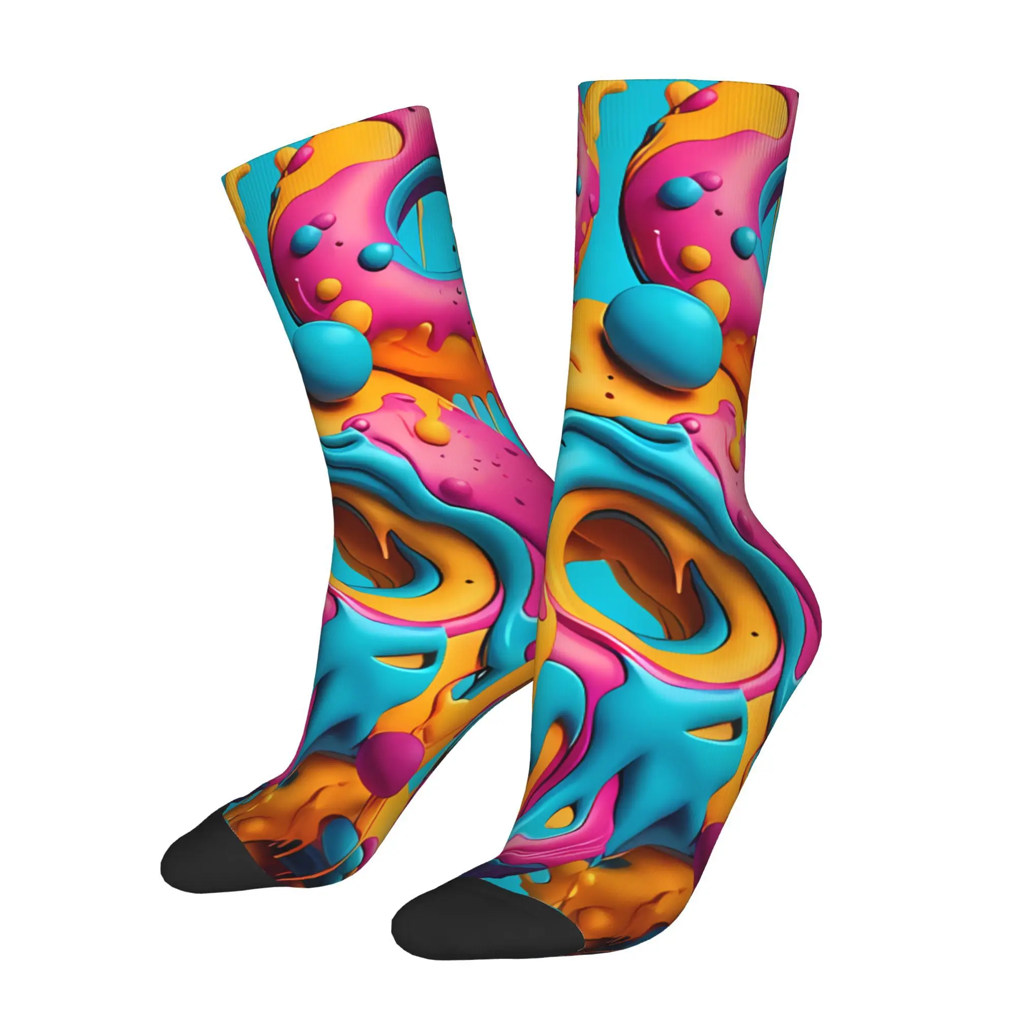 

Color System Sweet Socks Male Mens Women Summer Stockings Harajuku