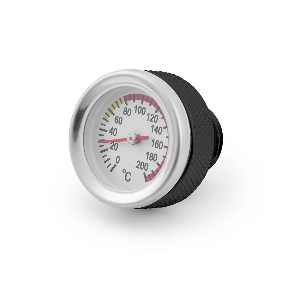 Motorrad-Tankdeckel mit Öltemperaturanzeige 0-200 ℃ Zeigermessgerät M20x1.5/M20x2.5/M30x1.5