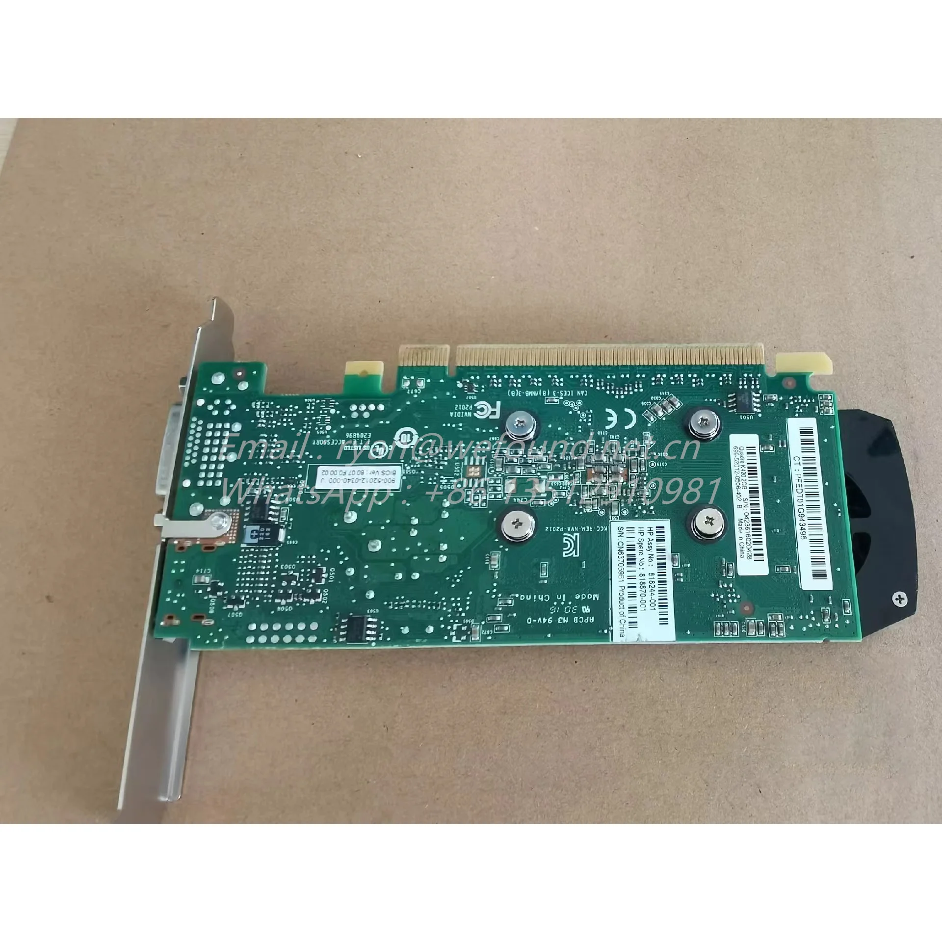 GPU for Quadro K420 2GB PC Graphics Card 818244-001 818870-001
