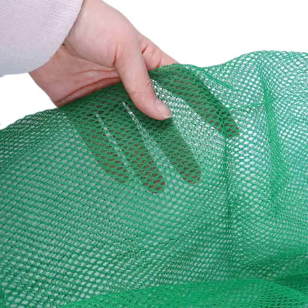 Mesh Bag Plastic Nylon Mesh Bag Net Bag Folding Fishing Gear Tackle Thickening Small Grid Nets Live Fish Nets Bag