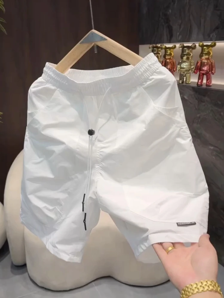 

Новые летние мужские повседневные шорты-бриджи из быстросохнущей тонкой дышащей ткани для активного отдыха и работы