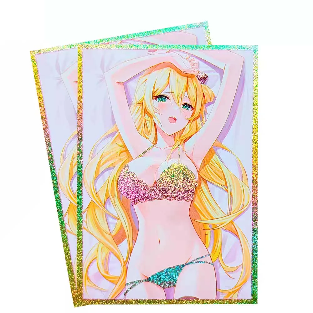 50PCS 63X90mm Japanse Grootte Trading Card Sleeves Afdrukken Anime Card Sleeves Perfect Fit YGO Card Gift speelgoed