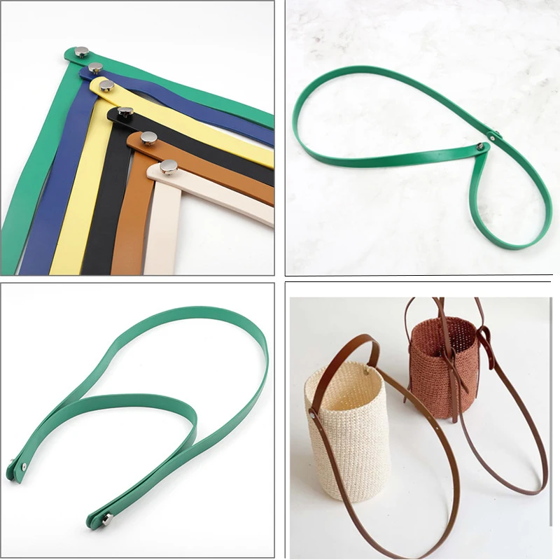 43cm 83cm Bag Belt Adjustable Leather Shoulder Bag Strap and Handles Replacement Handbag Bag Handmade Woven Kit Bag Accessories