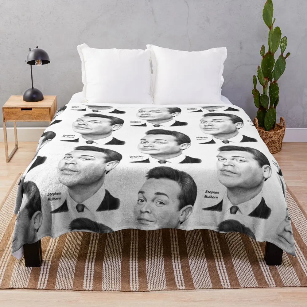 

Stephen Mulhern Throw Blanket throw and blanket from fluff