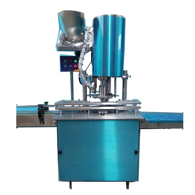 Liquid Bottle Filling And Capping Machine Automatic Small Glass Plastic Capping Machine For Perfume Bottles