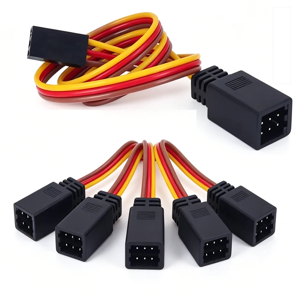 350mm Y Type Extended Line Extension Lead Wire Cable For Futaba Jr Y Harness Servo Lead Extension For Rc Car/ship/helicopter