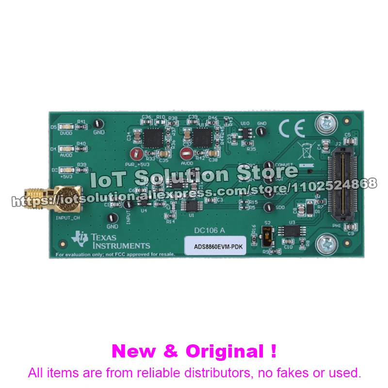 ADS8860EVM-PDK ADS8860 16-bit, 1-MSPS, 1-channel SAR ADC evaluation module performance demonstration kit ADS8860EVM PDK
