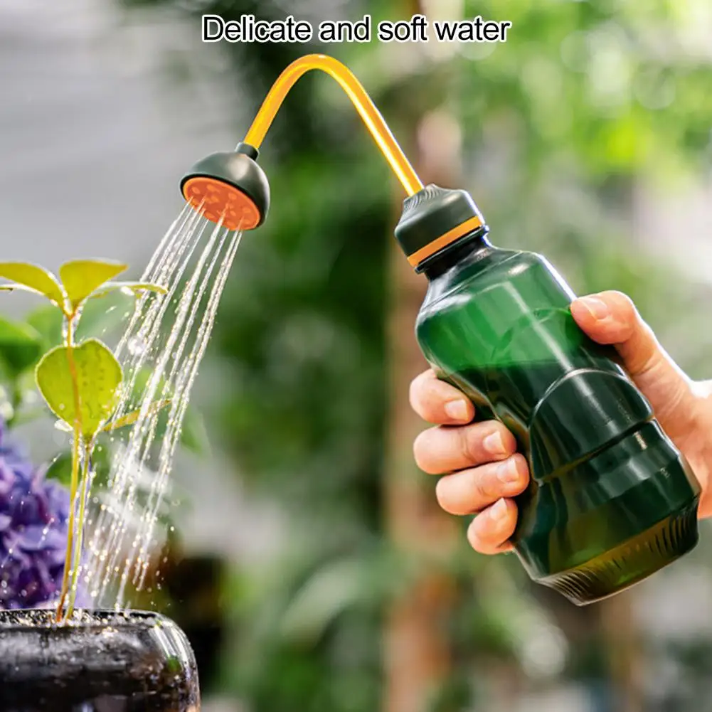 

2-in-1 Plant Watering Tool Squeeze Watering Bottle Set for Seedlings Houseplants Succulents Removable Shower Head for Plants