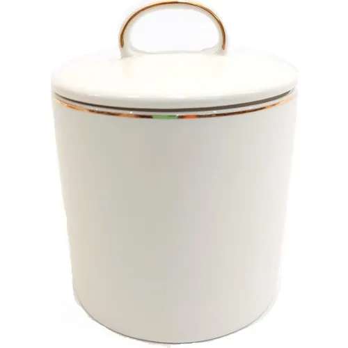 Arow Vito Porcelain Jar White Small Size