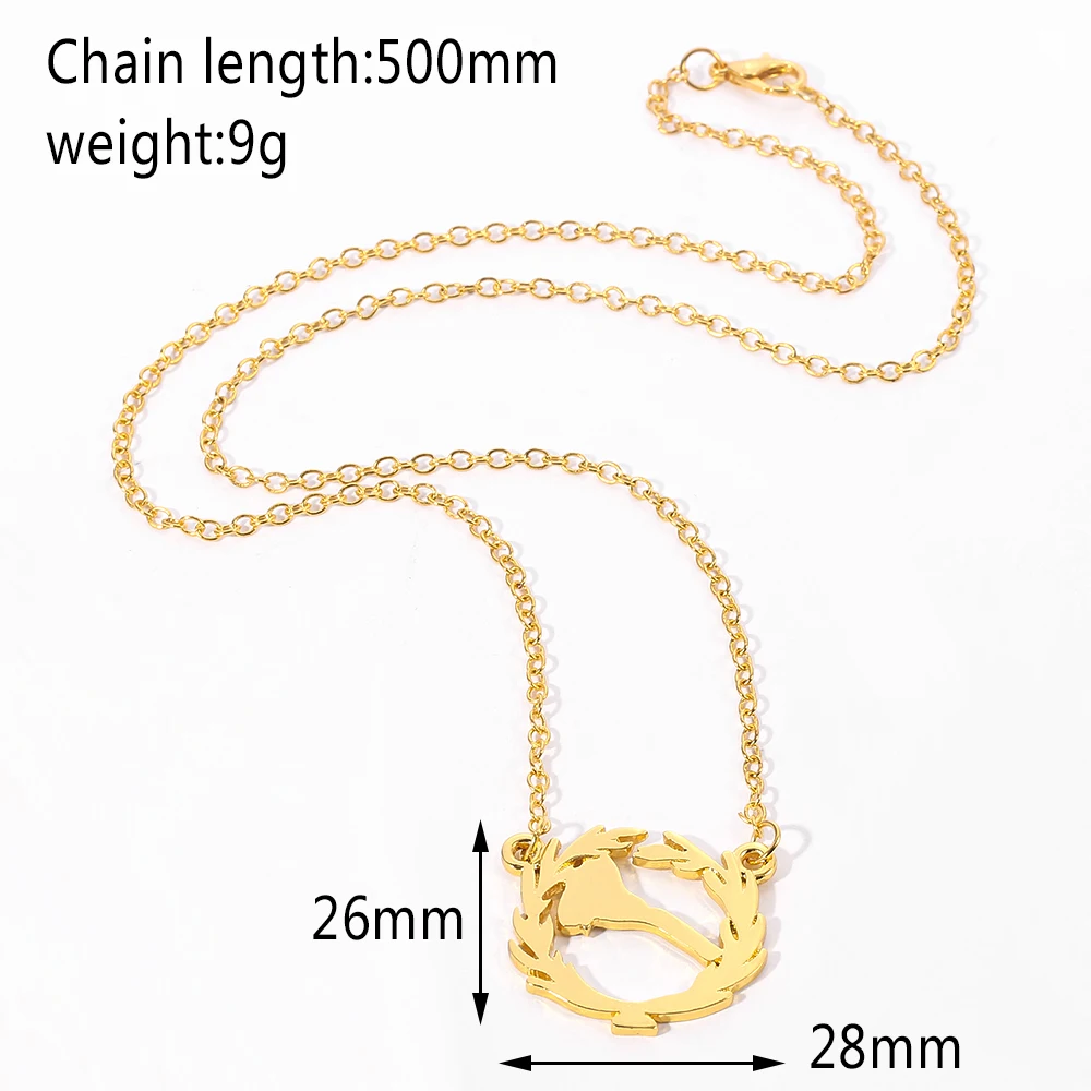 Gold Color Camel Olive Branch Chain Jewelry Eritrea Map Flag Pendant Necklaces Women Girls African Necklace Gift for Eritrean