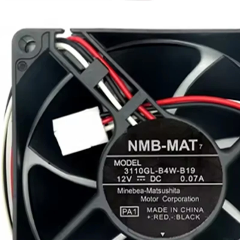 8 سم 8025 3110GL-B4W-B19 12 فولت 0.07 أمبير مروحة تبريد الهيكل