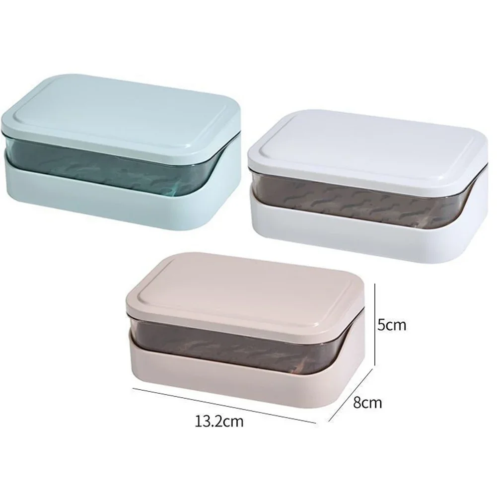 Soap Dish Travel Box Holder Plastic Soap Case Soap Holder Dormitory Soap Box Large Soap Dish Organizer Bathroom Accessories