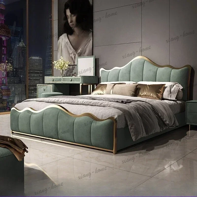 FG 180x200cm Full Marriage Bedrooms Dorm Room Essential Full Bedroom Furniture Bedroom Full Sizebed Frame With Headboard Double