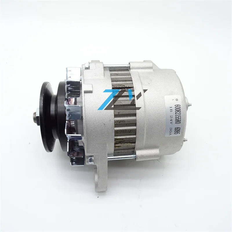 

24V 30A Alternator 6008215580 6008216120 6008216160 0330002860 0330003070 0330005280 For Komatsu 6D95 PC120 Excavator