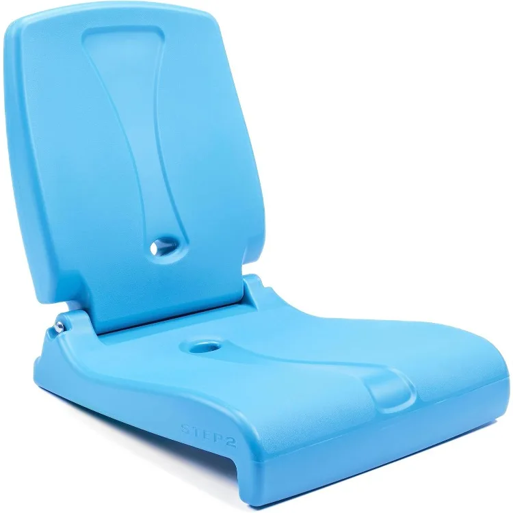 Foldable Adult Flip Seat, Portable Outdoor Chair for Poolside, Tailgating, Provides Back Support When Sitting on Ground