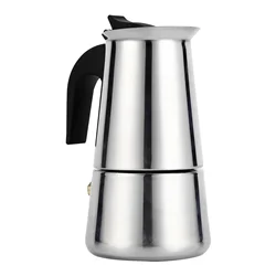 Coffee Pot Stainless Steel Moka Coffee Maker for Induction Cooker for Home Kitchen Coffee Making 100ml 300ml 450ml