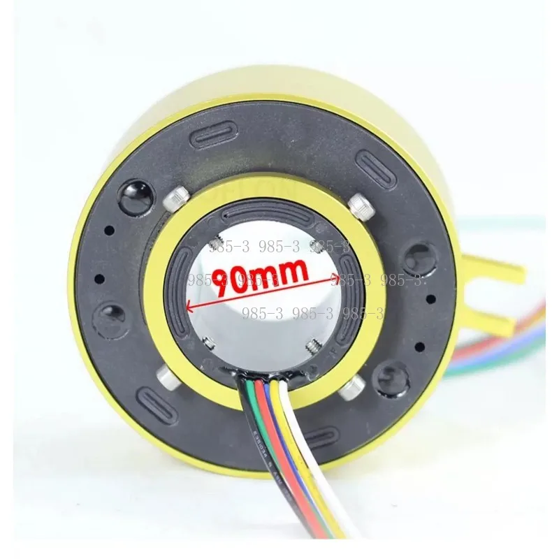 2-12 Channels Rotary Joint, 360 Rotating Conductive Slip Ring 90/100mm Inner Hole 185mm Outer Diameter