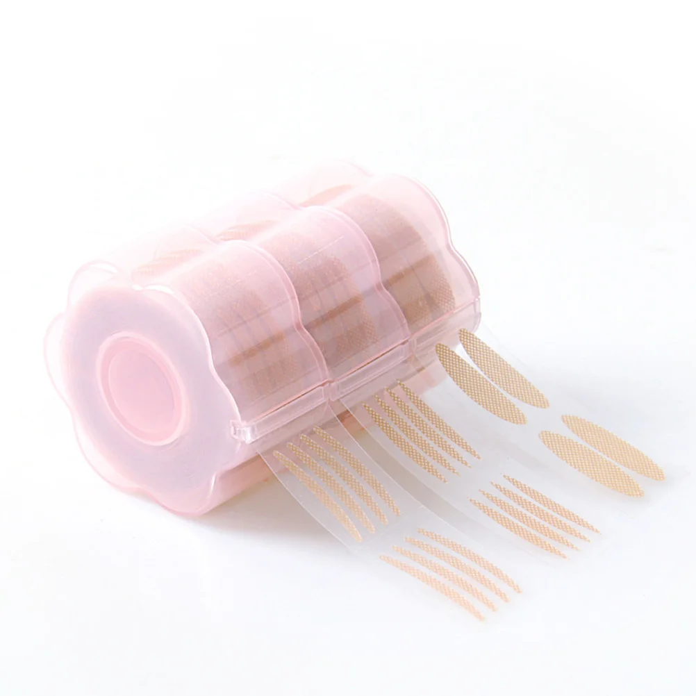 跡が残らない二重まぶたテープ ピンクフォークピンセット 目に安全な成分 快適な貼り付け ホームサロン使用