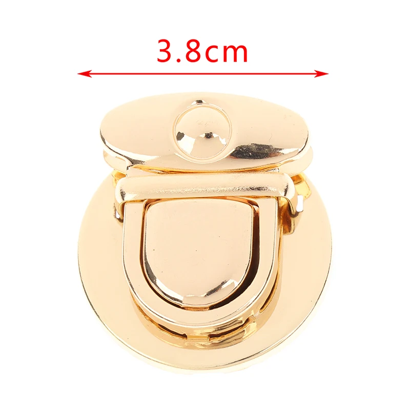 2 PC Metal Lock Bag Case For Handbags Accessories Diy Craft 4.6Cm In Diameter