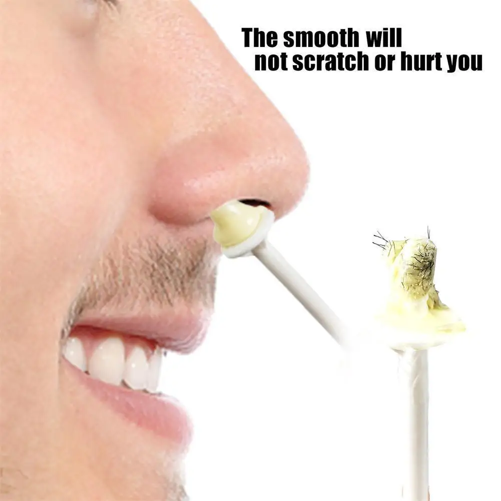 10/50pcs กําจัดขนจมูก Stick Smear WAX Stick กําจัดขนแบบใช้แล้วทิ้ง Rod จมูกหู Trimmer ผมเครื่องโกนหนวด WAX ชุดอุปกรณ์เสริม