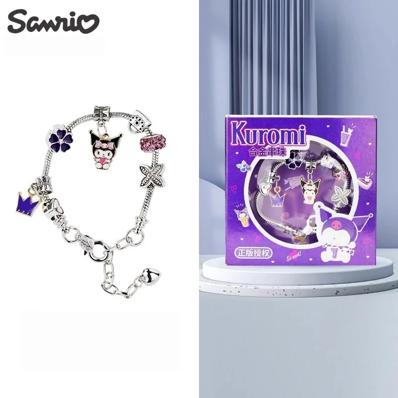 1 Stück Cinnamoroll Melody Kuromi Kawaii Süße Cartoon Anime Damen Trendige Perlenkette Accessoires Party Deko – Detail 13
