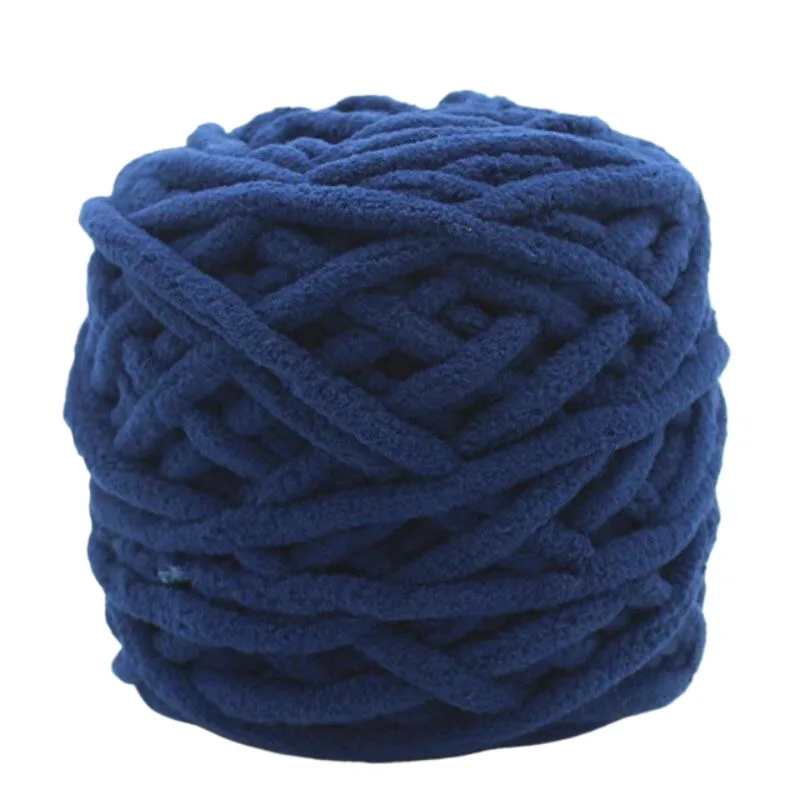 1 Stück 100 g Samt-Handstrickgarn Polyester Häkelgarn Strickschal Slipper Hutlinie Kissen Puppenhausschuhe Fäden 50 m 1968 Zoll – Detail 36